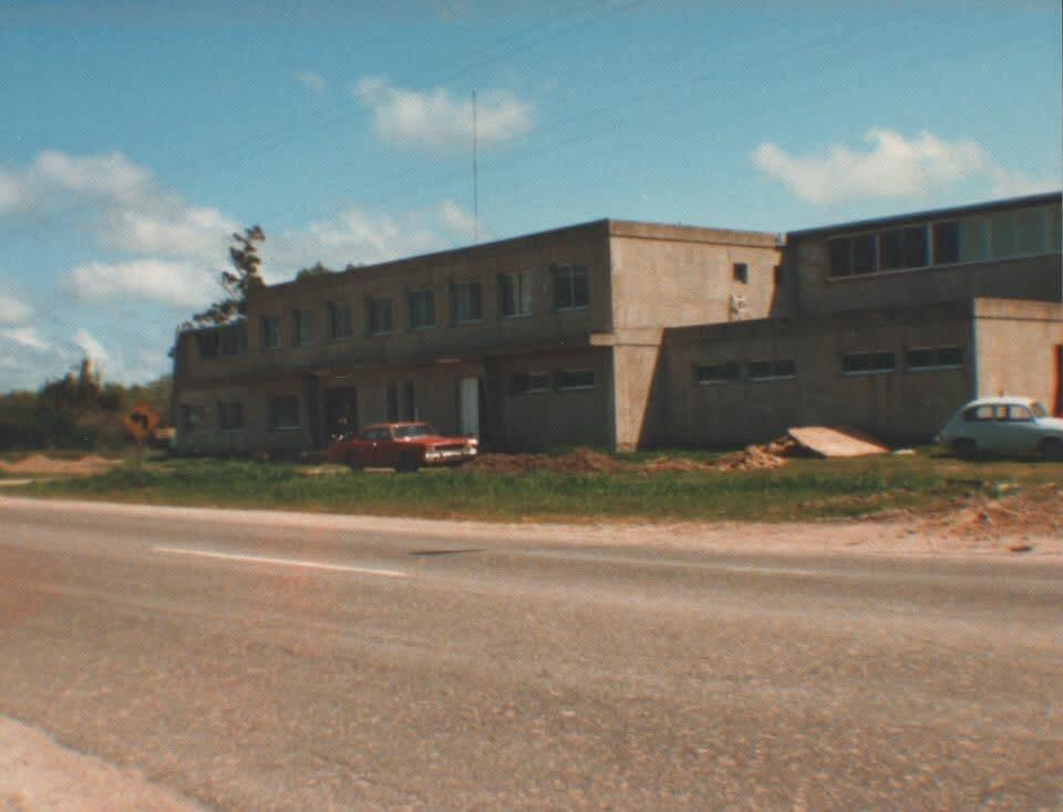 La planta de Magdalena en construcción, década de 1980